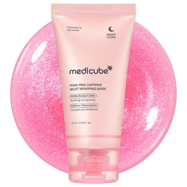 Medicube Máscara Noturna PDRN Pink Caffeine Wrapping 75 ml