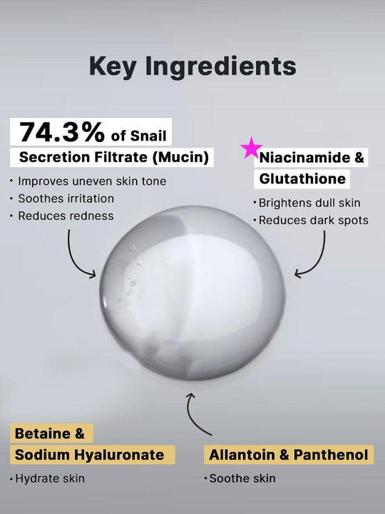 COSRX Essência Dupla Advanced Snail Radiance 80 ml