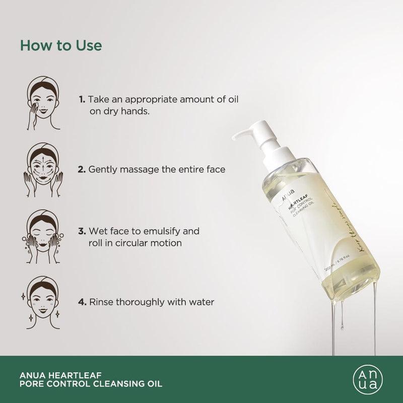 Anua Óleo de Limpeza Heartleaf Pore Control 200 ml