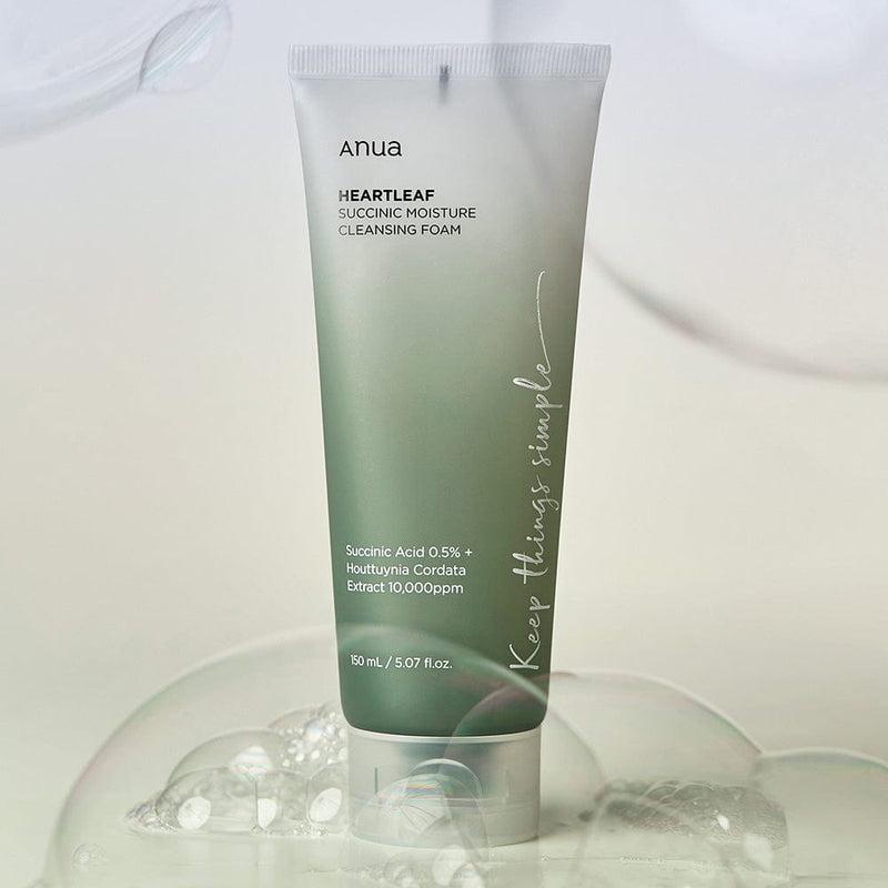 Anua Espuma de Limpeza Heartleaf Succinic Moisture 150 ml