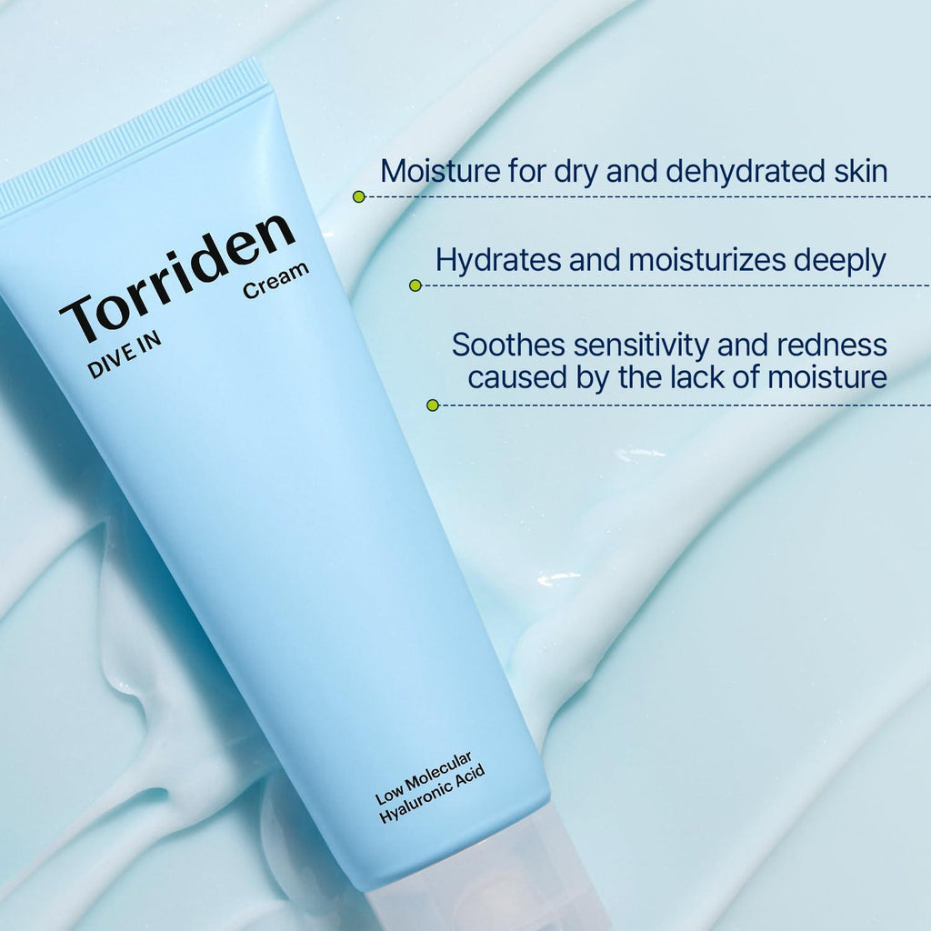 Torriden Creme DIVE IN Ácido Hialurônico de Baixo Peso Molecular 80 ml