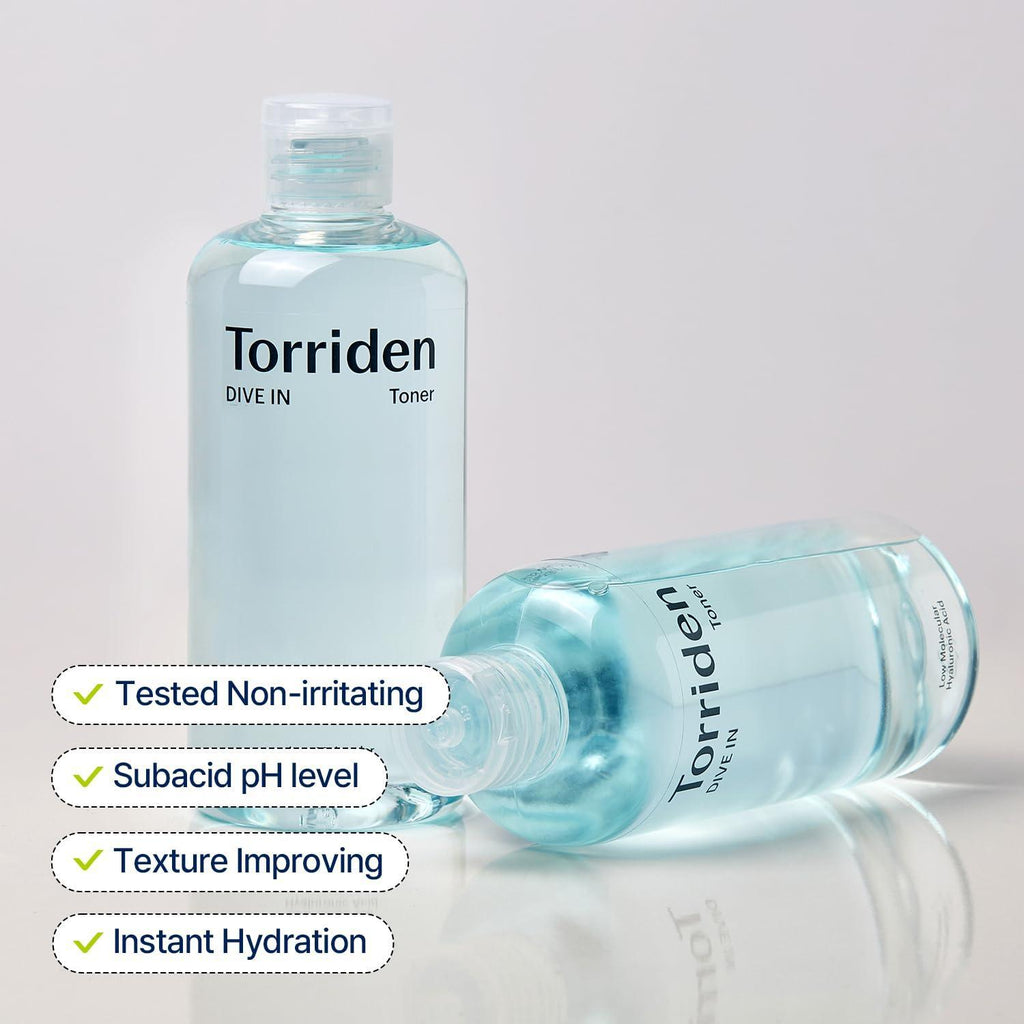 Torriden Tônico DIVE IN Ácido Hialurônico de Baixo Peso Molecular 300 ml