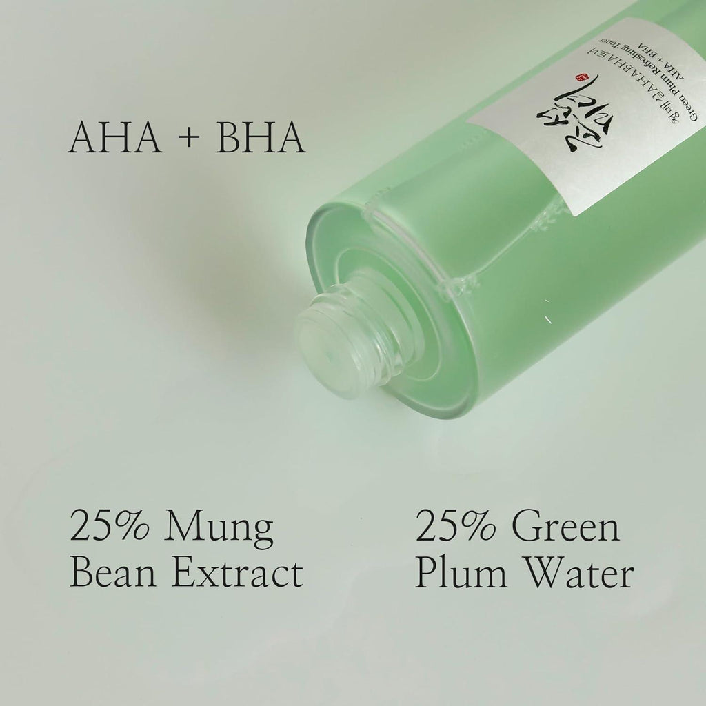 Beauty of Joseon Tônico Esfoliante Green Plum com AHA e BHA 150 ml