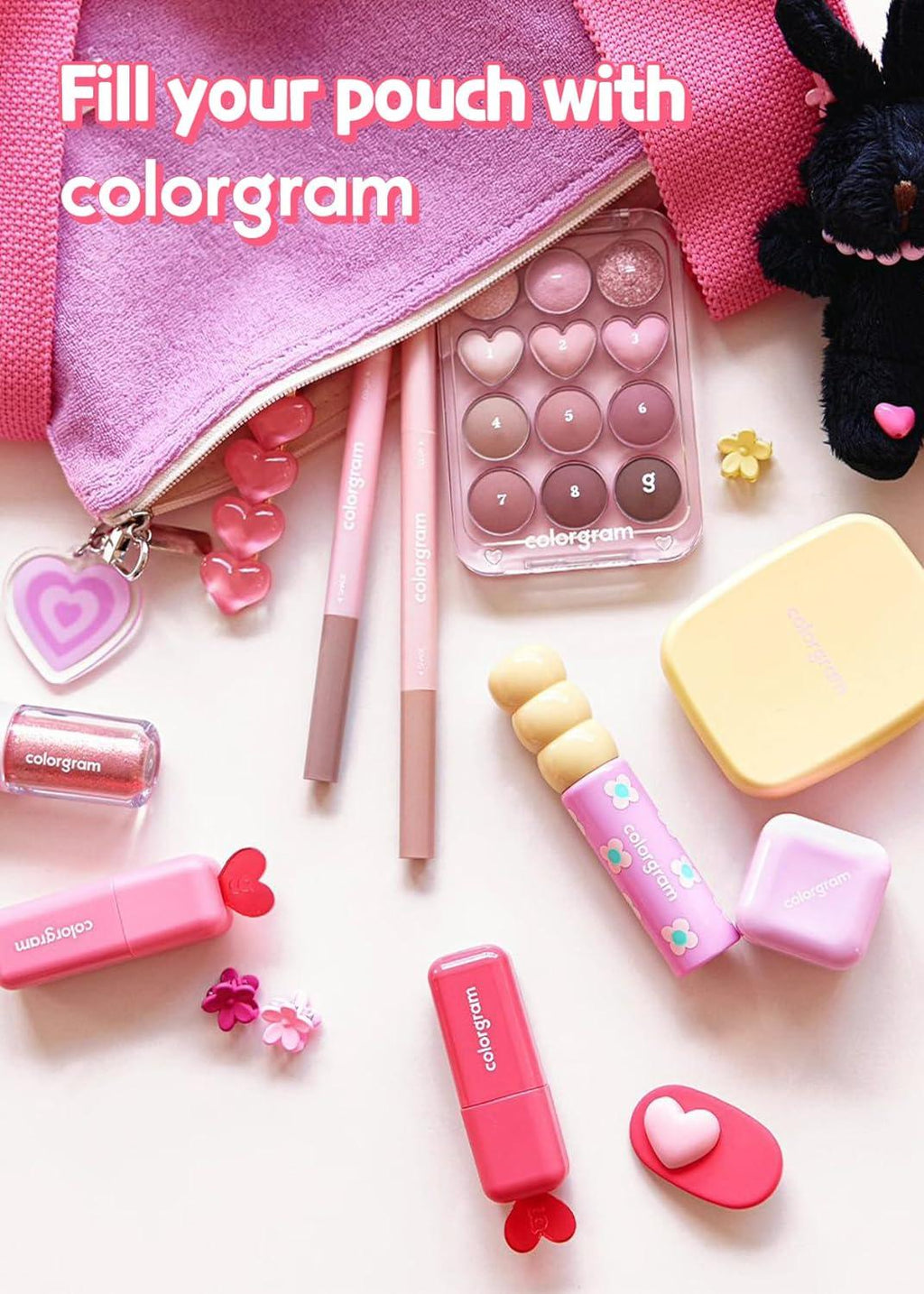 Colorgram Iluminador Milk Bling Heartlighter 01 Peach Heart