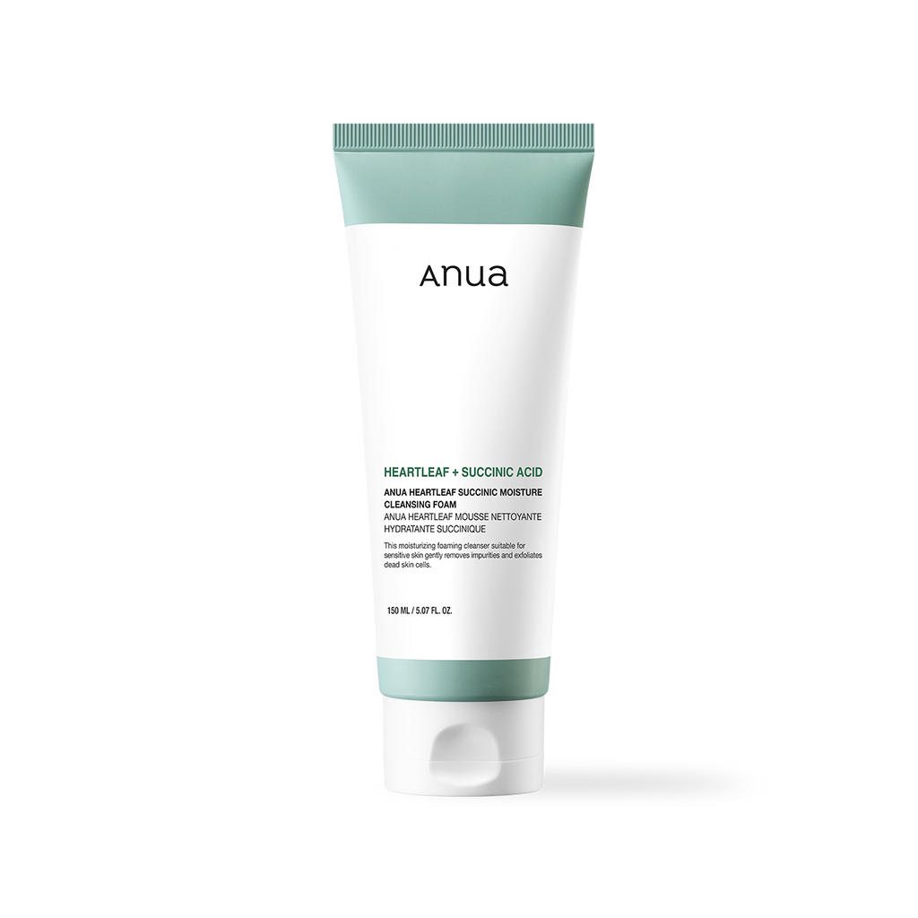 Anua Espuma de Limpeza Heartleaf Succinic Moisture 150 ml
