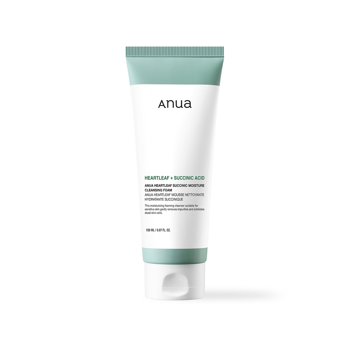 Anua Espuma de Limpeza Heartleaf Succinic Moisture 150 ml