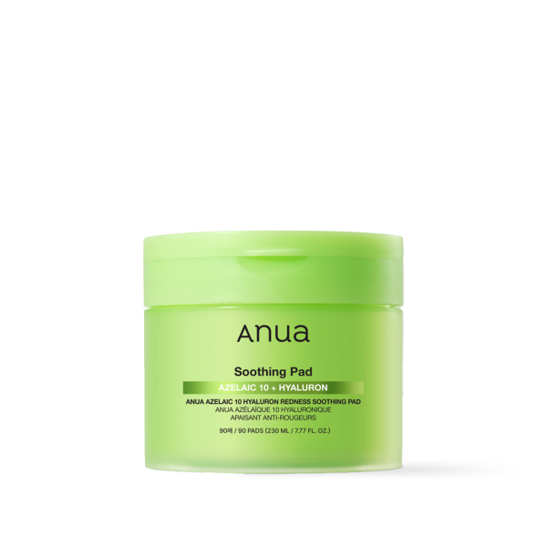 Anua Discos Faciais Calmantes Azelaic 10 Hyaluron — 90 unidades, 230 ml
