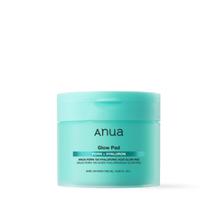 Anua Discos Faciais PDRN 100 Hyaluronic Acid Glow — 60 unidades, 180 ml