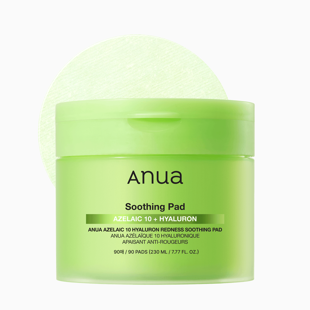 Anua Discos Faciais Calmantes Azelaic 10 Hyaluron — 90 unidades, 230 ml