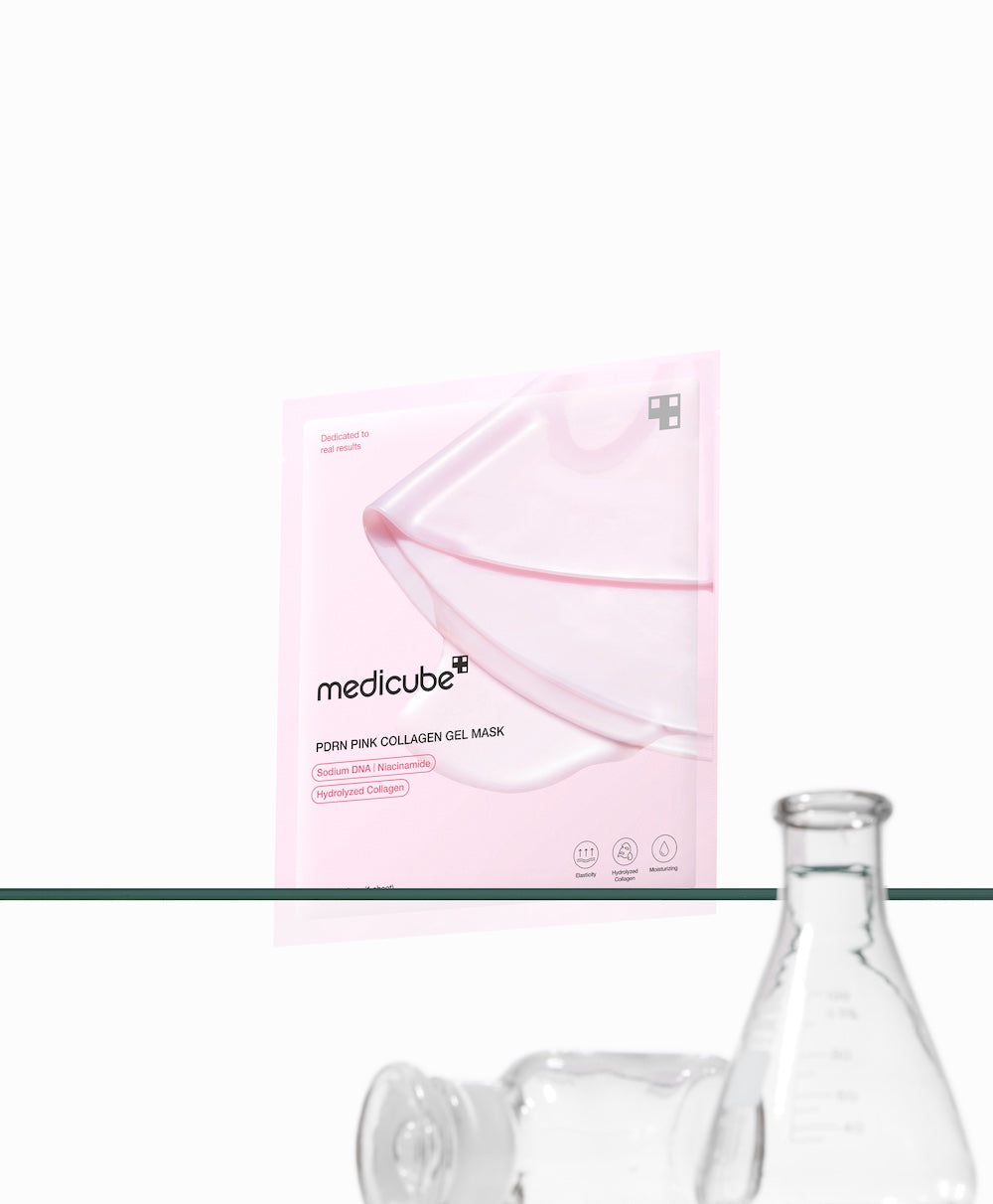 Medicube Máscara em Gel PDRN Pink Collagen 4 unidades