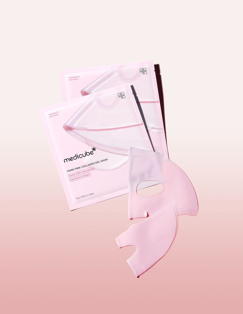 Medicube Máscara em Gel PDRN Pink Collagen 4 unidades