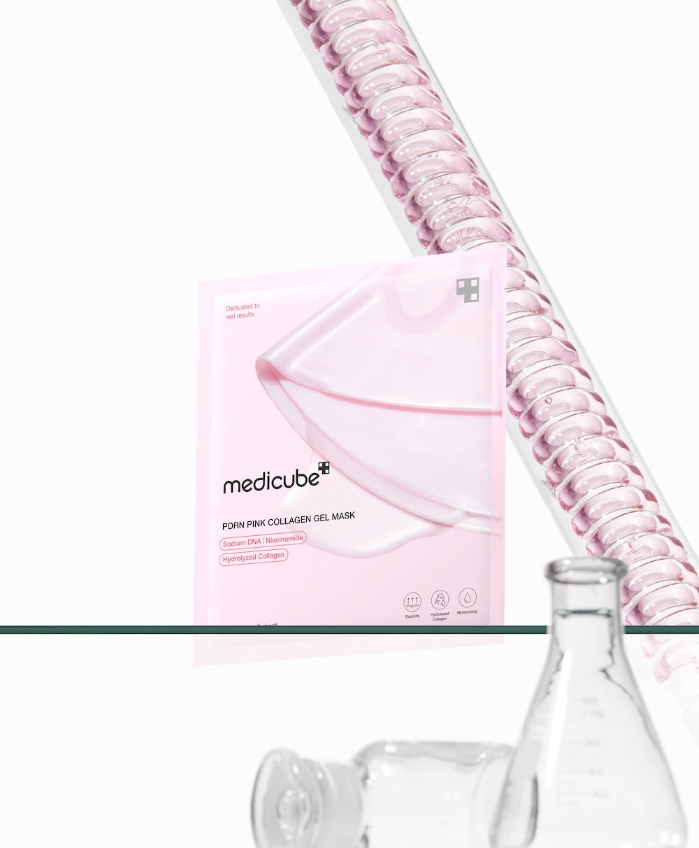 Medicube Máscara em Gel PDRN Pink Collagen 4 unidades