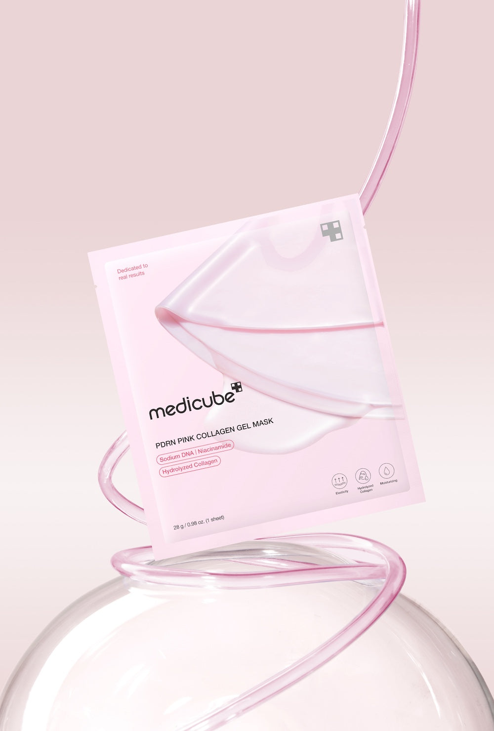 Medicube Máscara em Gel PDRN Pink Collagen 4 unidades