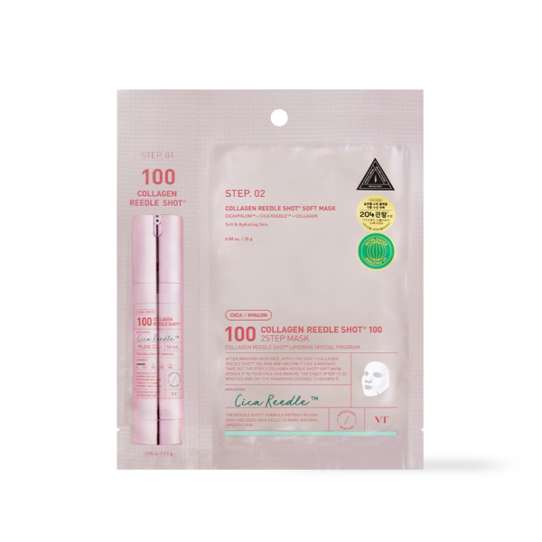 VT Cosmetics Máscara 2 Etapas Colágeno Reedle Shot 100 (1 unidade)