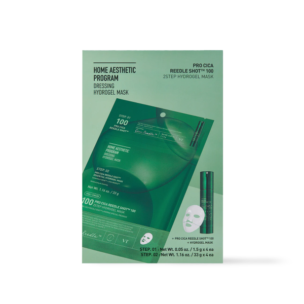 VT Cosmetics Máscara de Hidrogel Pro Cica Reedle Shot 4 unidades