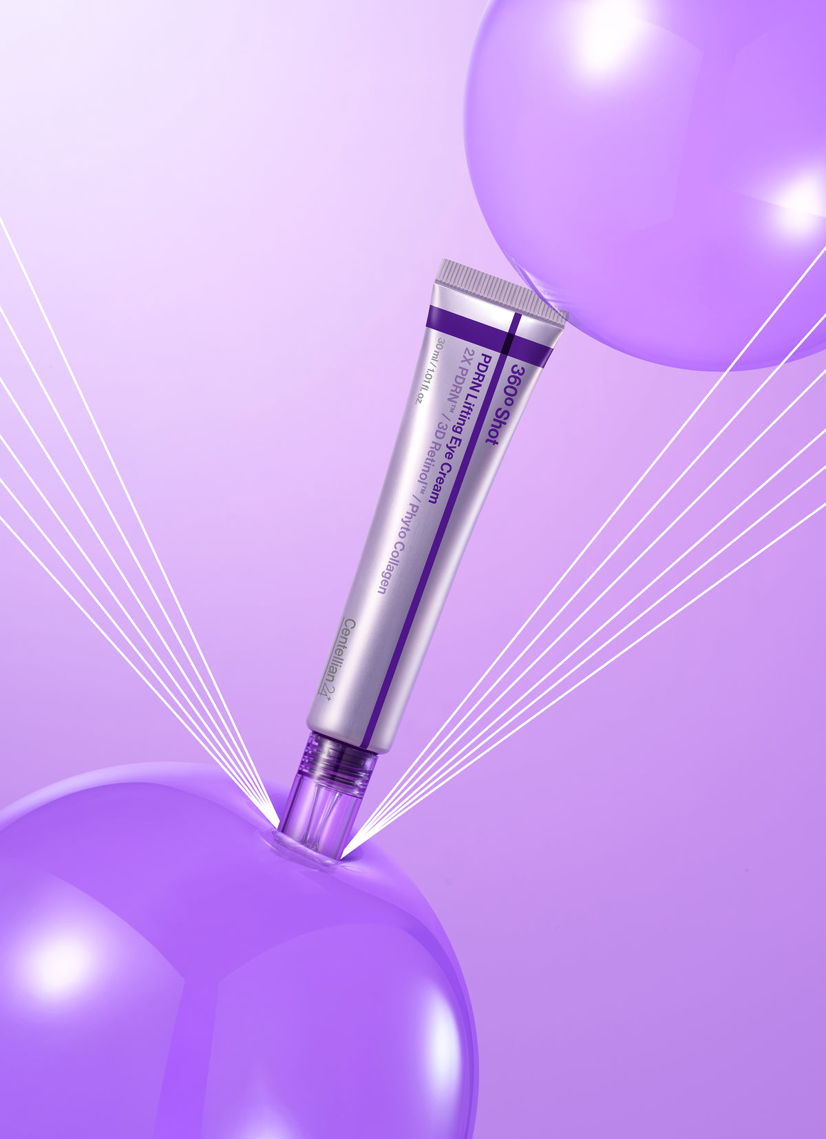 Centellian24 Creme Firmador para Olhos 360º Shot PDRN — Kit 2 × 30 ml