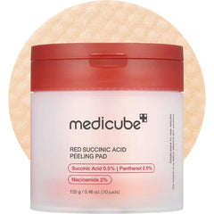 Medicube Discos Esfoliantes Red Ácido Succínico 70 unidades