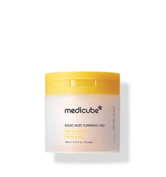 Medicube Discos Tonificantes com Ácido Kójico e Cúrcuma 70 unidades