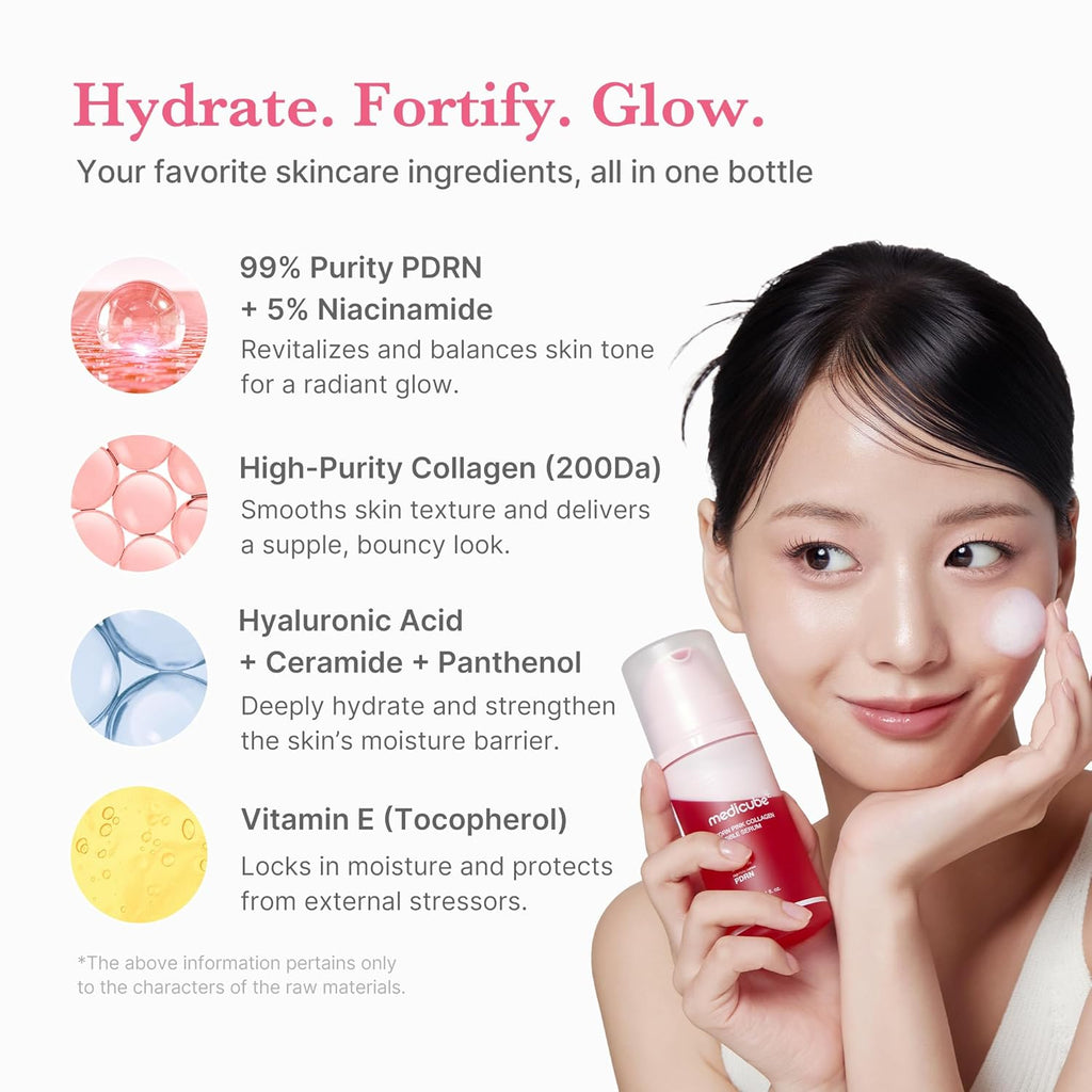 Medicube Sérum de Microbolhas PDRN Pink Collagen 95 ml