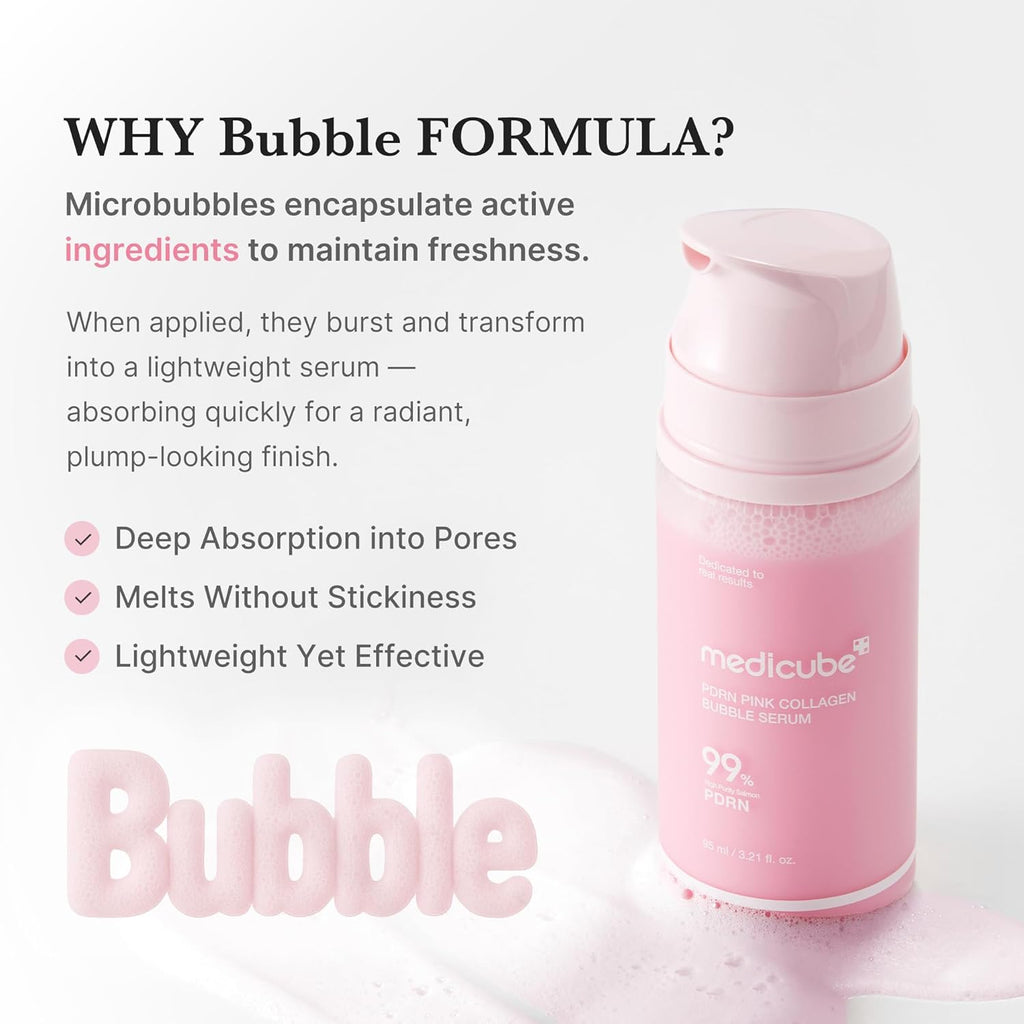 Medicube Sérum de Microbolhas PDRN Pink Collagen 95 ml