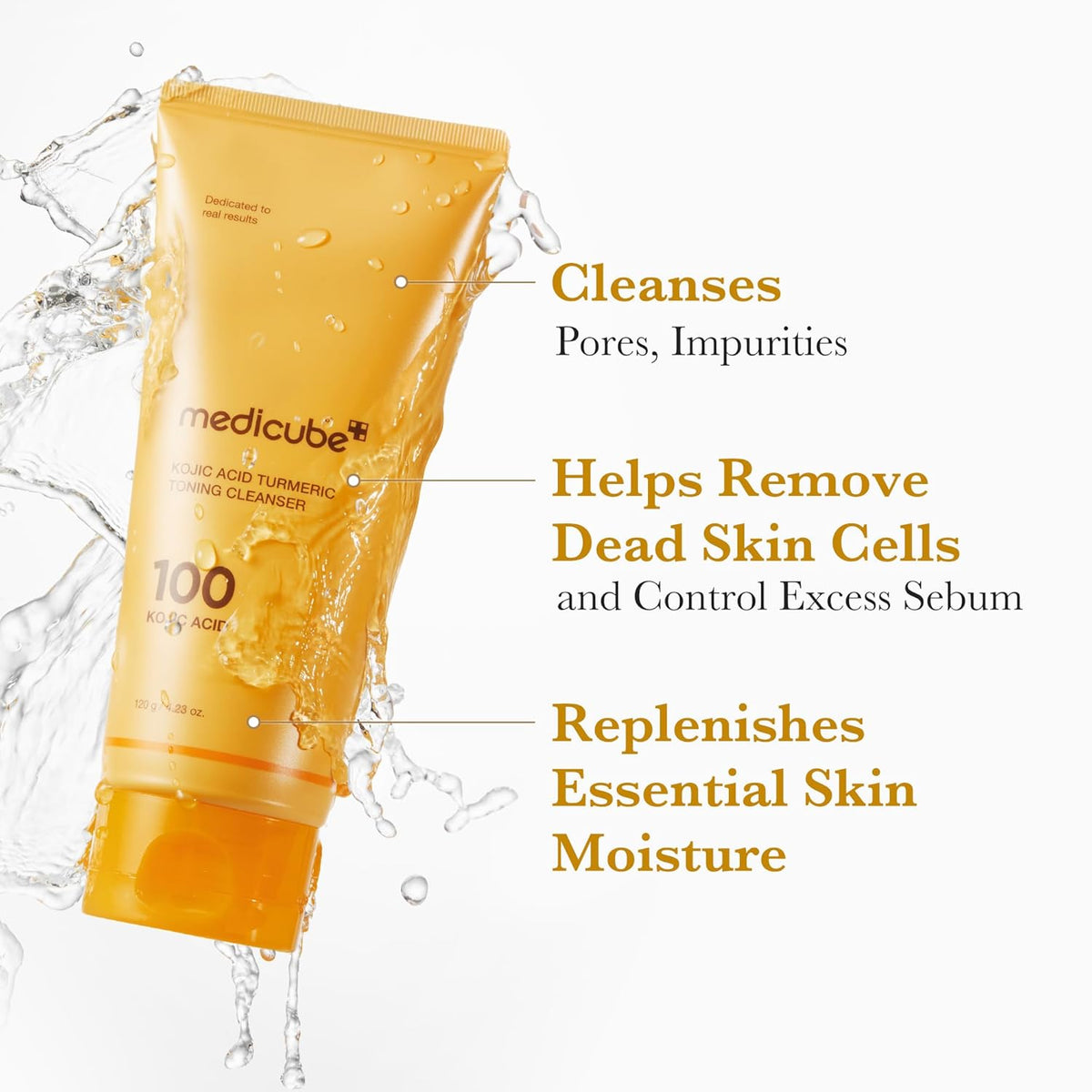 Medicube Limpador Facial com Ácido Kójico e Cúrcuma 120 g