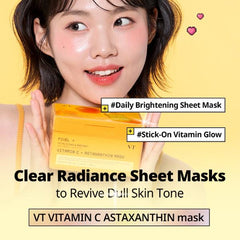 VT Cosmetics Máscara Vitamina C e Astaxantina 320 g 30 unidades