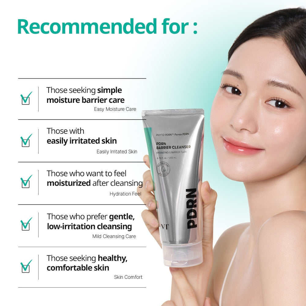 VT Cosmetics Limpador Facial PDRN Barrier 200 ml
