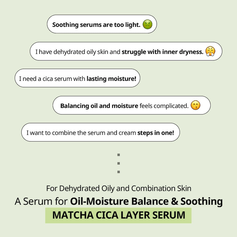 VT Cosmetics Sérum Matcha Cica Layer 30 ml