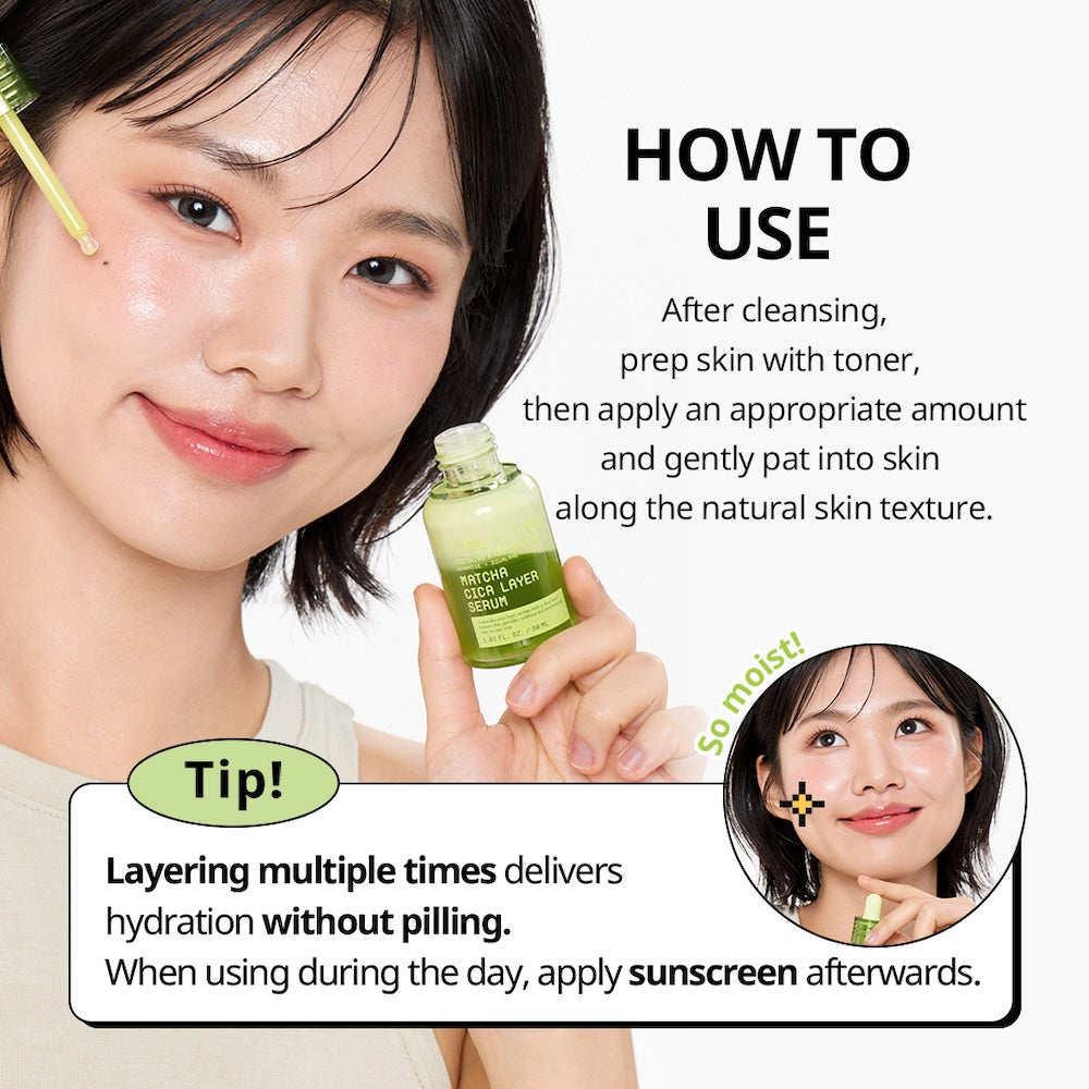 VT Cosmetics Sérum Matcha Cica Layer 30 ml