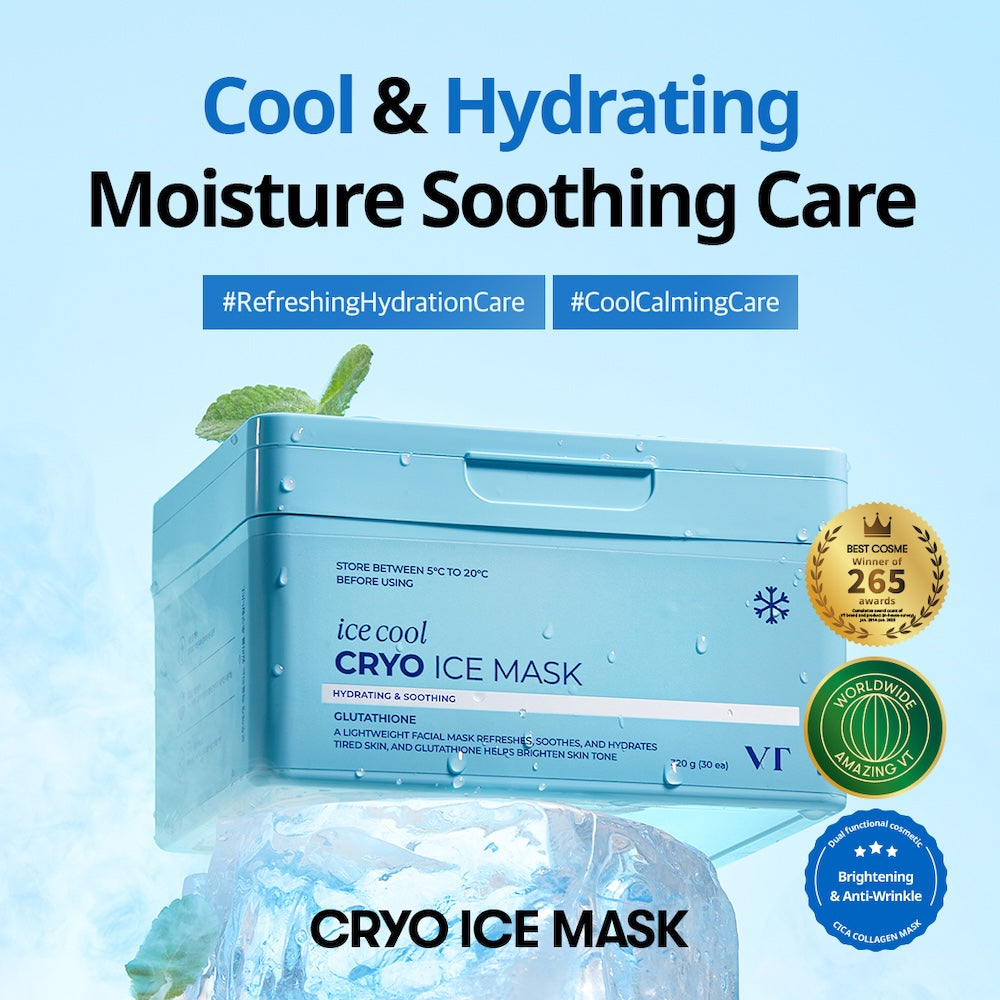 VT Cosmetics Máscara Cryo Ice 320 g 30 unidades