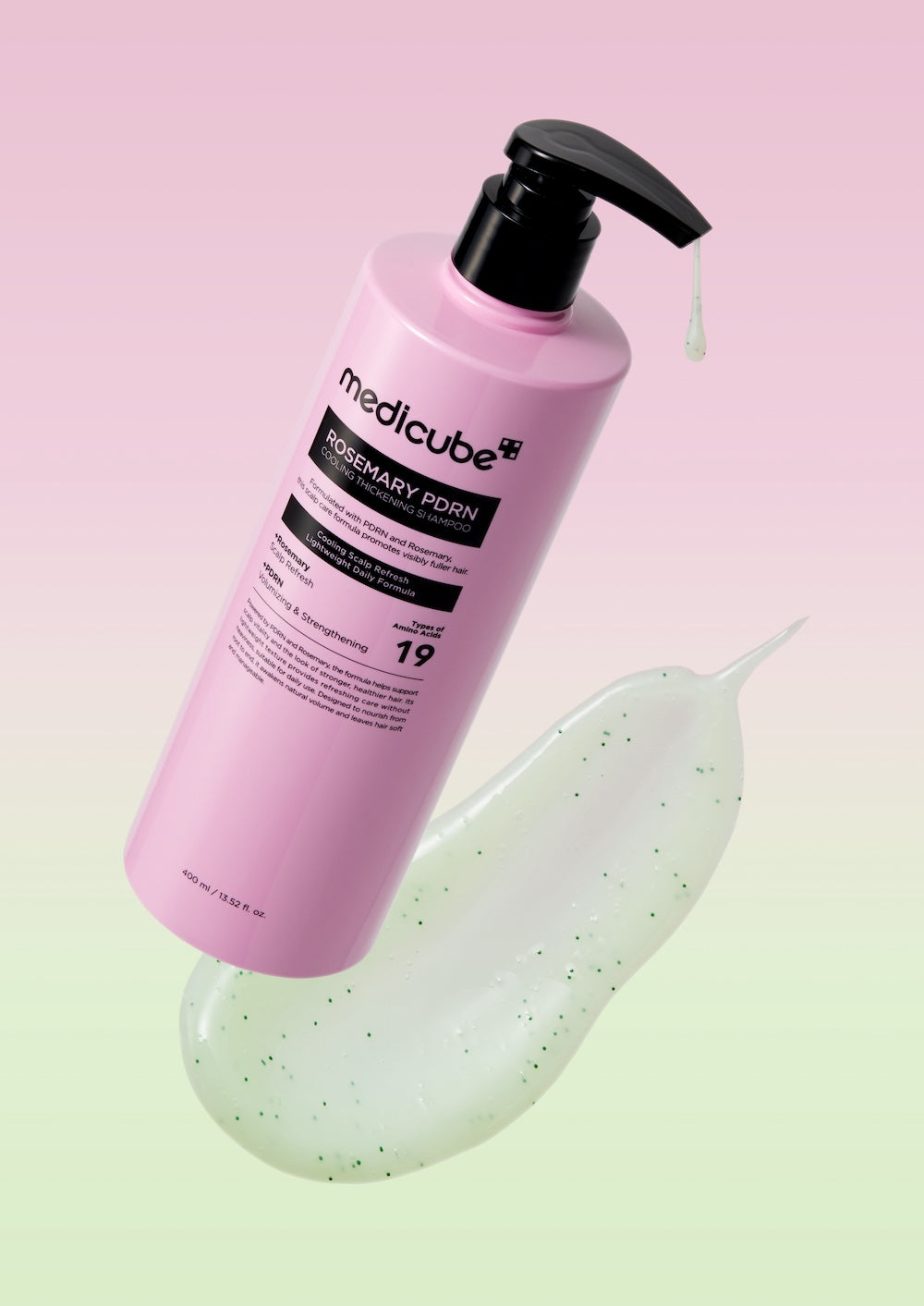 Medicube Shampoo Refrescante PDRN Alecrim 400 ml