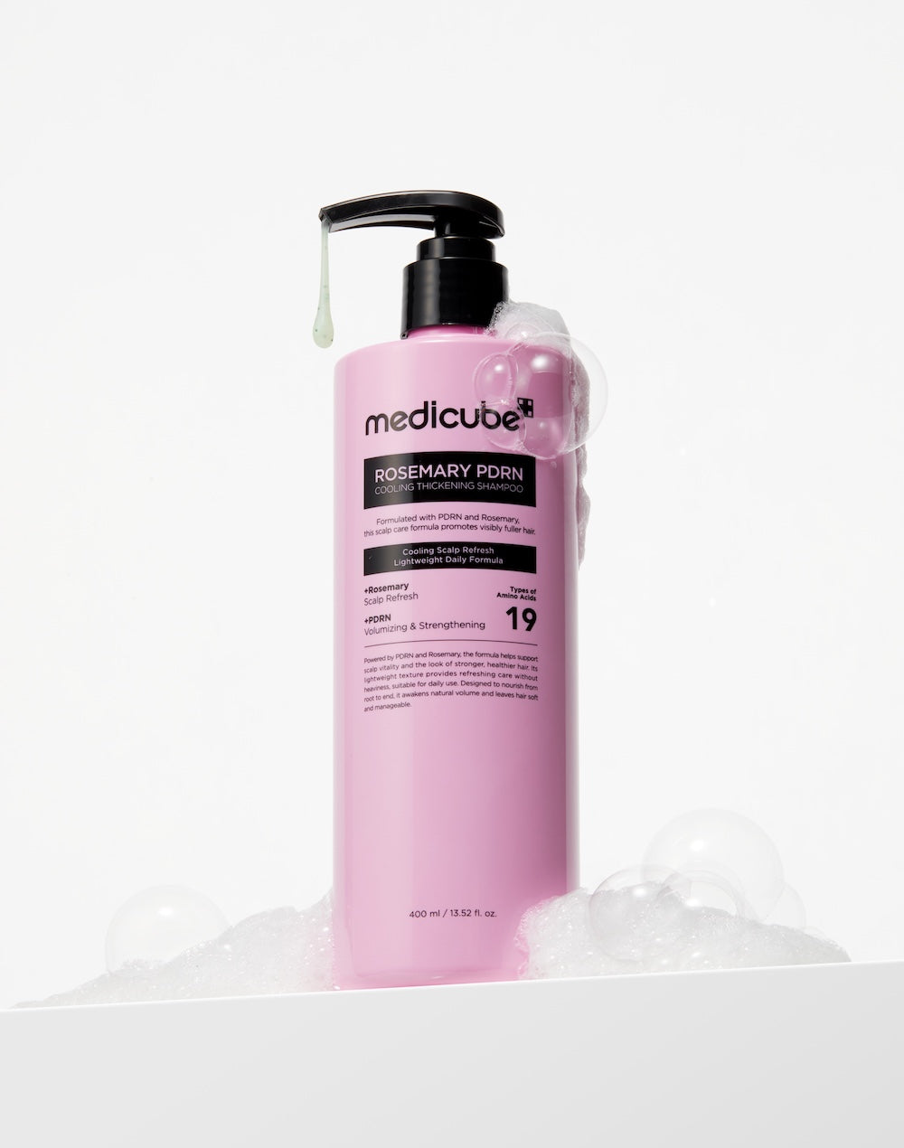 Medicube Shampoo Refrescante PDRN Alecrim 400 ml