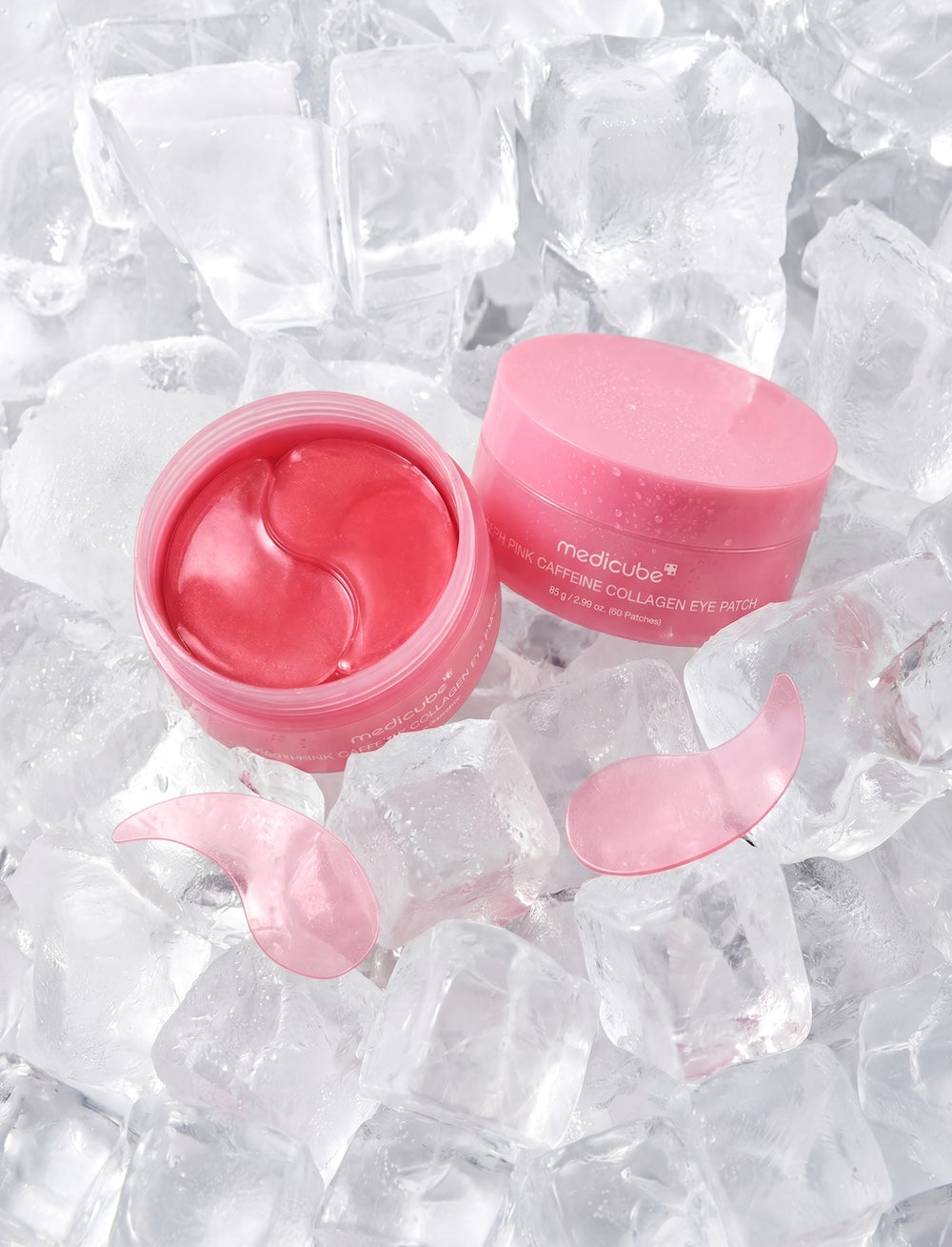 Medicube Máscaras para Olhos PDRN Pink Cafeína e Colágeno 60 unidades