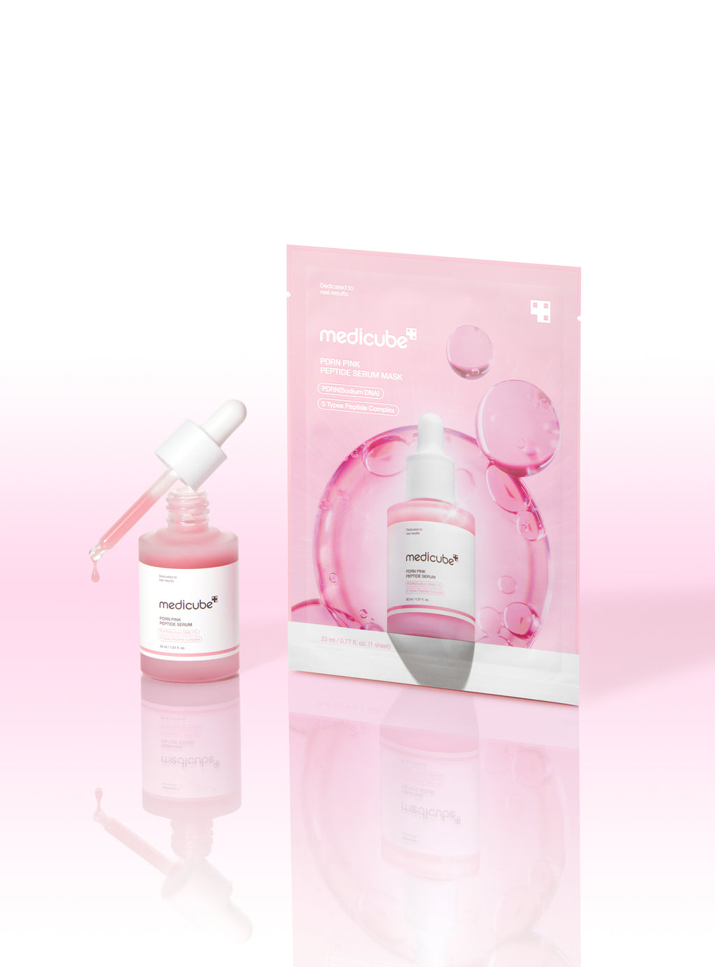 Medicube Máscara Facial PDRN Pink Peptide Serum 23 ml