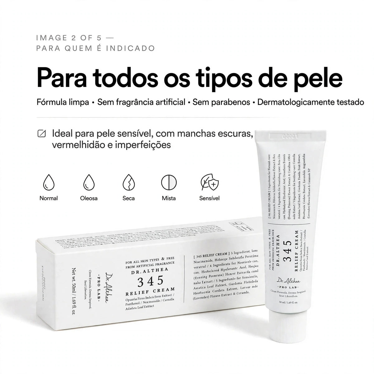 Dr. Althea Creme Calmante 345 Relief 50 ml