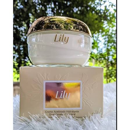 Creme Acetinado Hidratante Desodorante Corporal Lily 250g