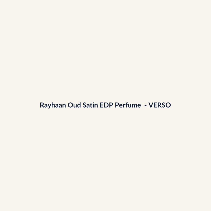Rayhaan Oud Satin EDP Perfume Árabe 75ml - imagem 2