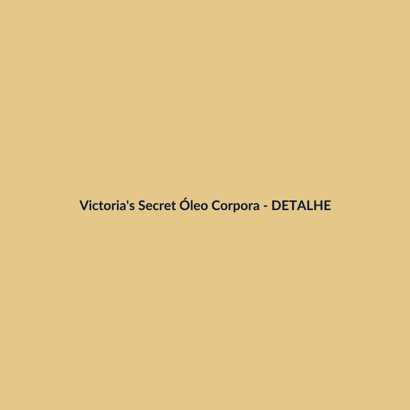 Victoria's Secret Óleo Corporal Body Splash Hidratante 50ml - imagem 3