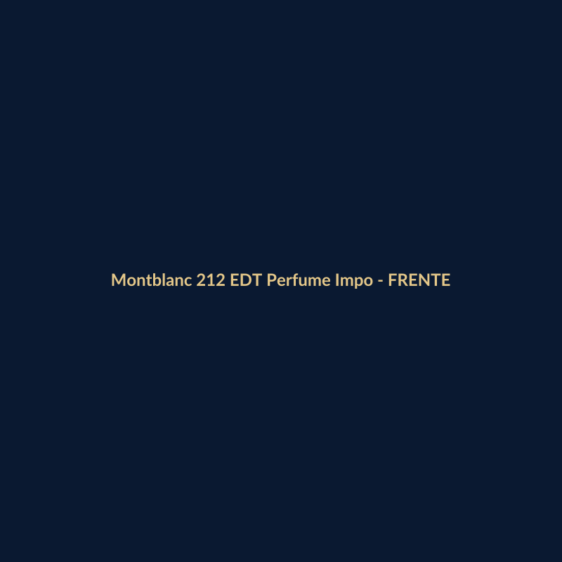 Montblanc 212 EDT Perfume Importado 100ml - imagem 1