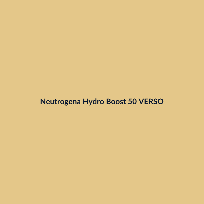 Neutrogena Hydro Boost 50g VERSO