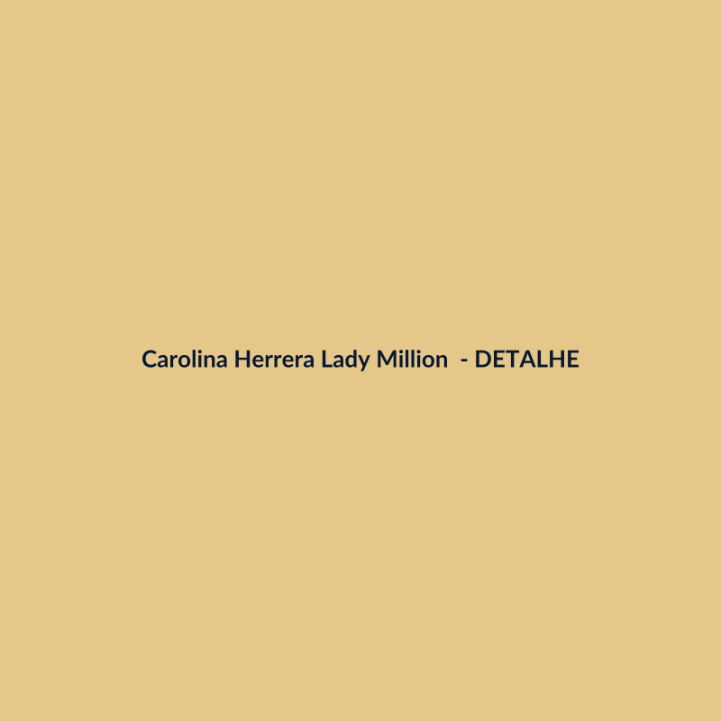 Carolina Herrera Lady Million EDT Perfume Importado 60ml - imagem 3