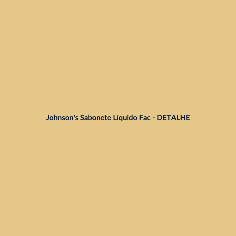 Johnson's Sabonete Líquido Facial Higiene Pessoal Farmácia 75ml - imagem 3