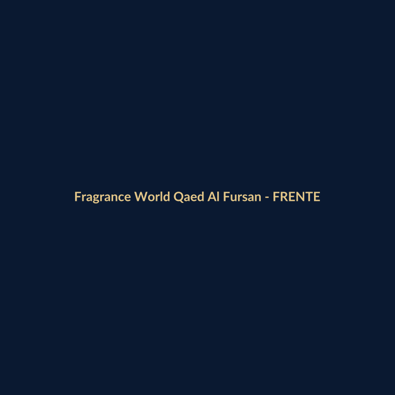 Fragrance World Qaed Al Fursan EDP Perfume Árabe 30ml - imagem 1