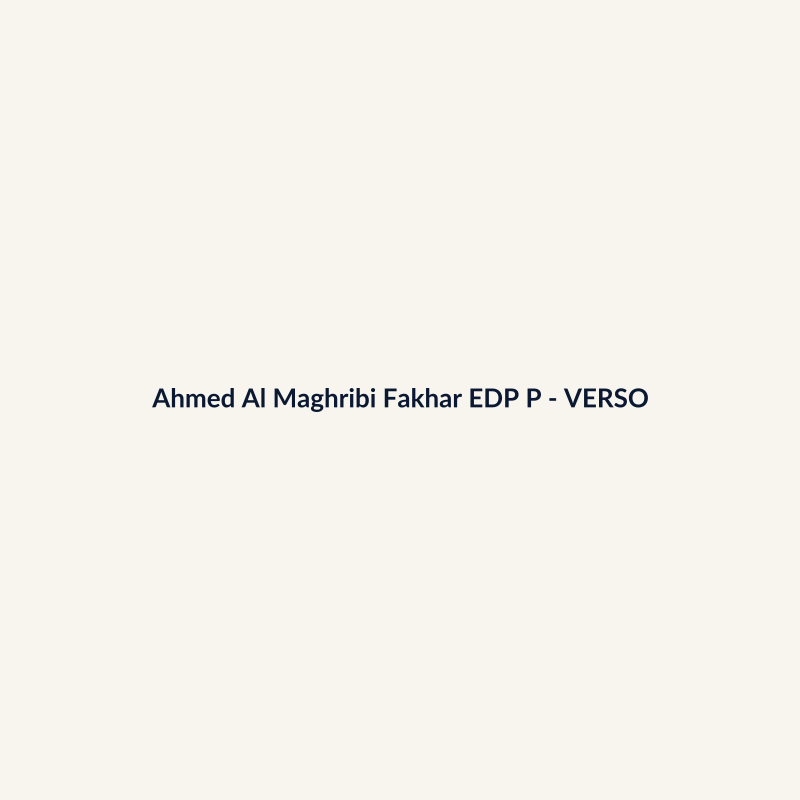 Ahmed Al Maghribi Fakhar EDP Perfume Árabe 75ml - imagem 2