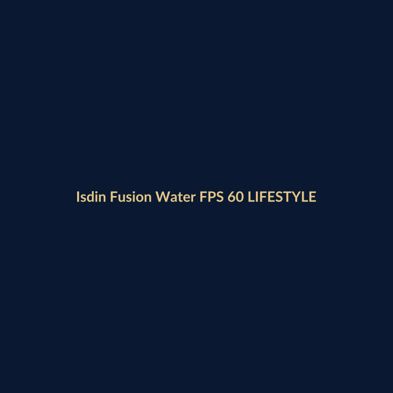 Isdin Fusion Water FPS 60 50ml LIFESTYLE