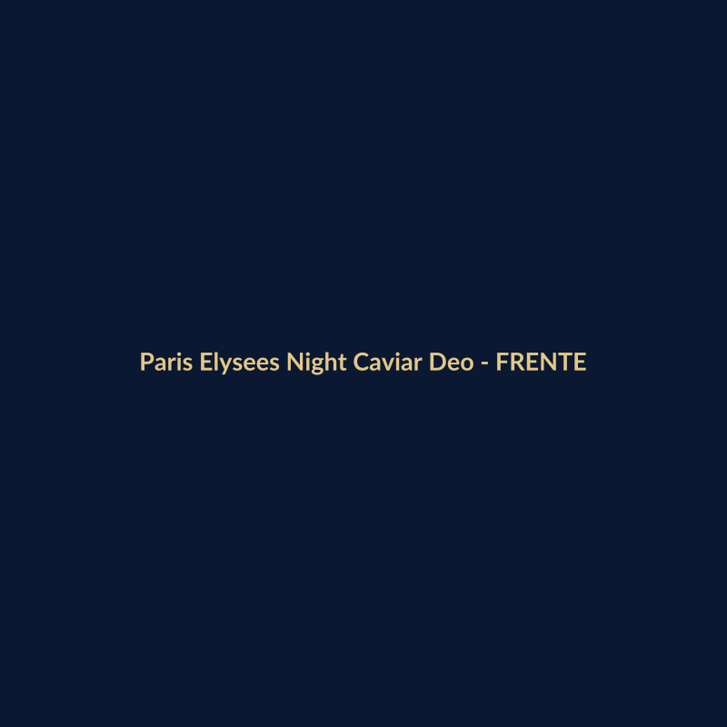 Paris Elysees Night Caviar Deo Colônia Nacional 50ml - imagem 1