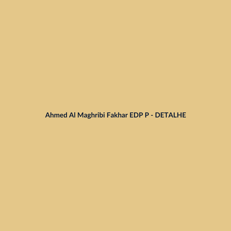 Ahmed Al Maghribi Fakhar EDP Perfume Árabe 75ml - imagem 3