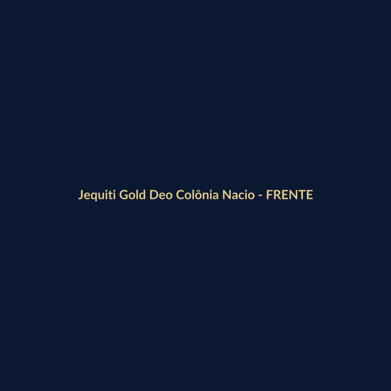 Jequiti Gold Deo Colônia Nacional 100g - imagem 1