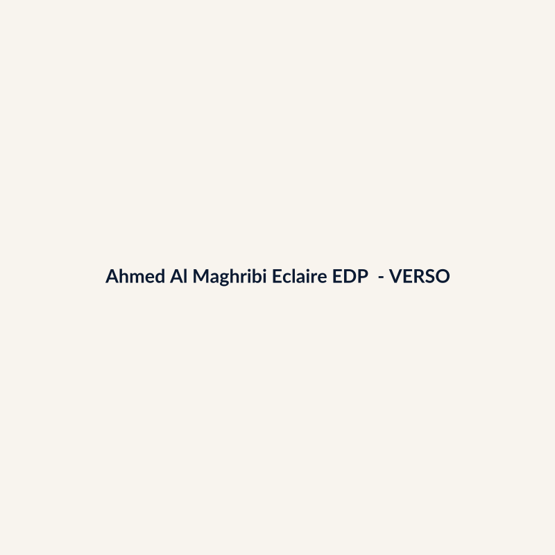 Ahmed Al Maghribi Eclaire EDP Perfume Árabe 100g - imagem 2