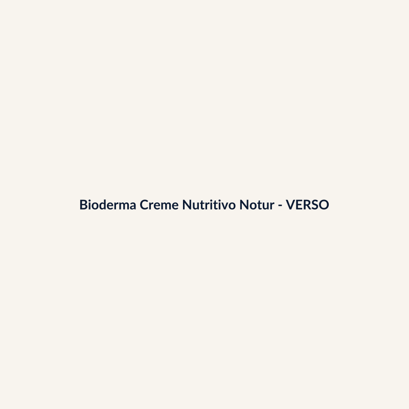 Bioderma Creme Nutritivo Noturno Skincare 60ml - imagem 2